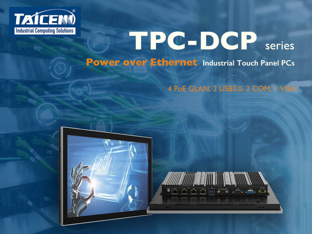 PoE (Power over Ethernet) Industrial Panel PC