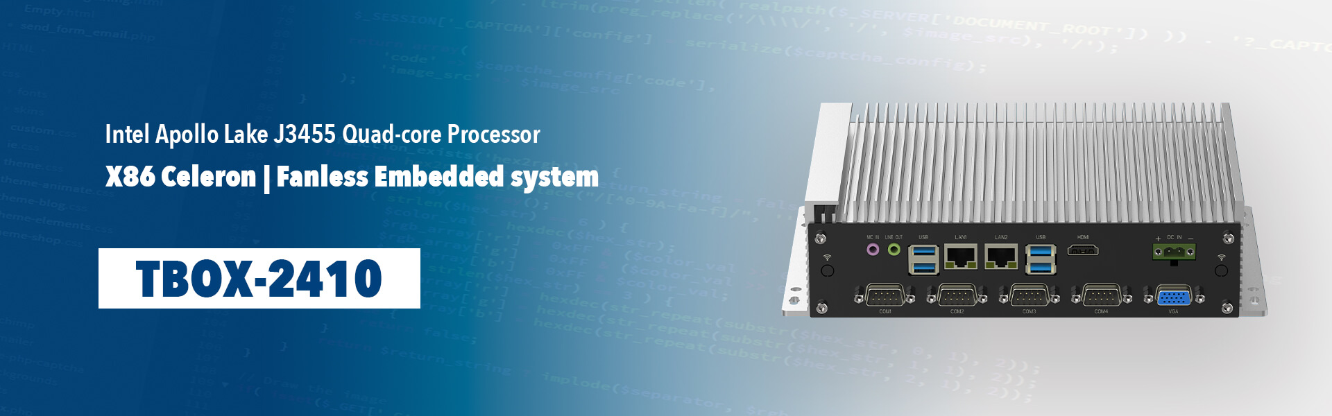 X86 & Rugged Fanless Embedded system