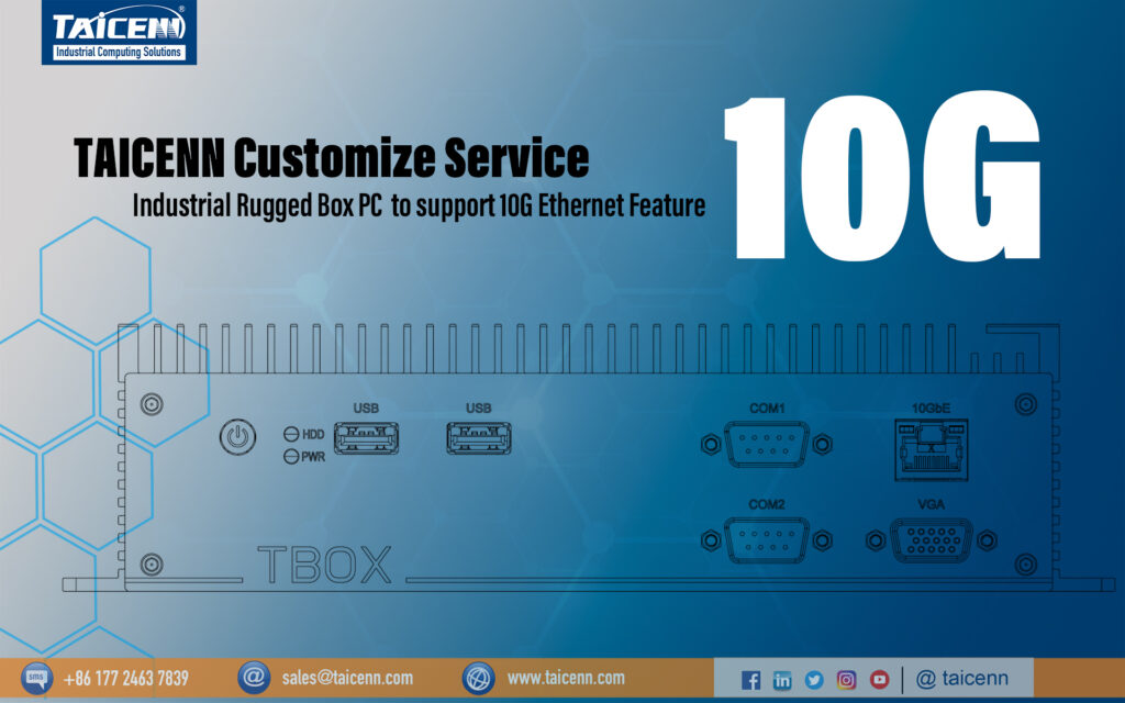 10G in industrial computing solution