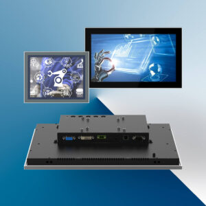 Panel mount Touch Monitor with 1 VGA and 1 DVI
