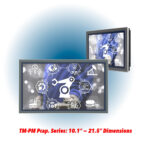 Panel mount Touch Monitor with 1 VGA and 1 DVI 3