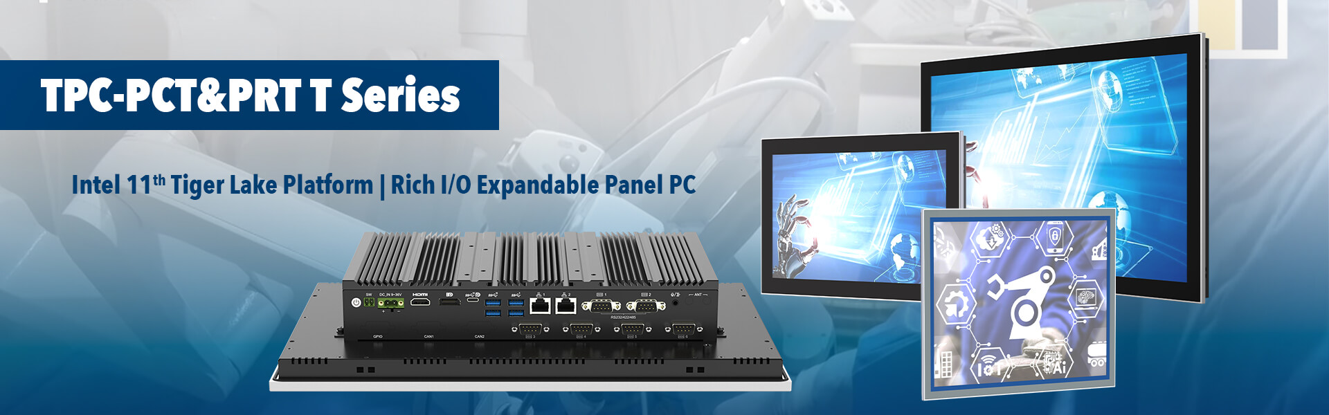 Expandable Panel PC, Rich I/O Expandable Panel PC - TAICENN