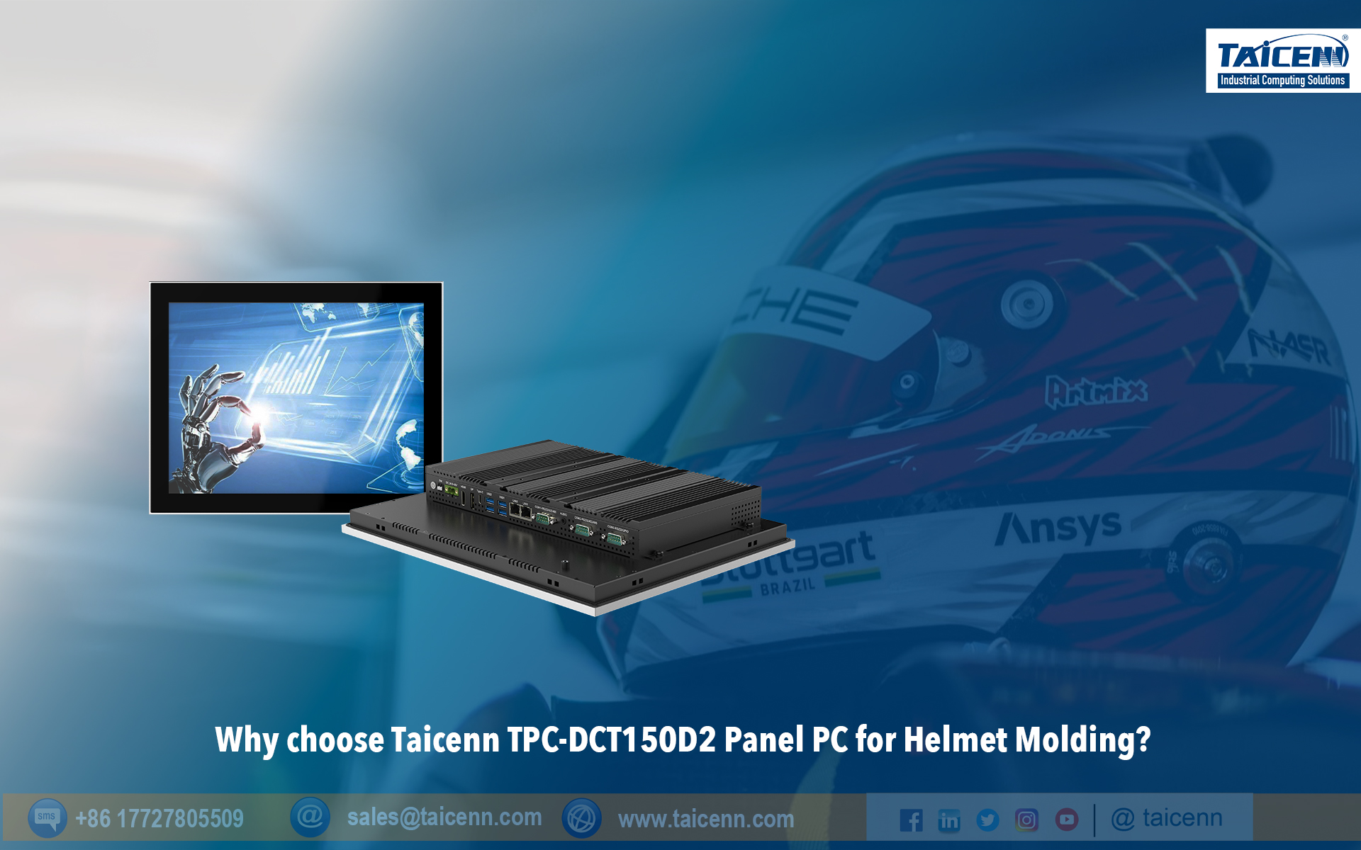 Panel PC for Helmet Molding application 1