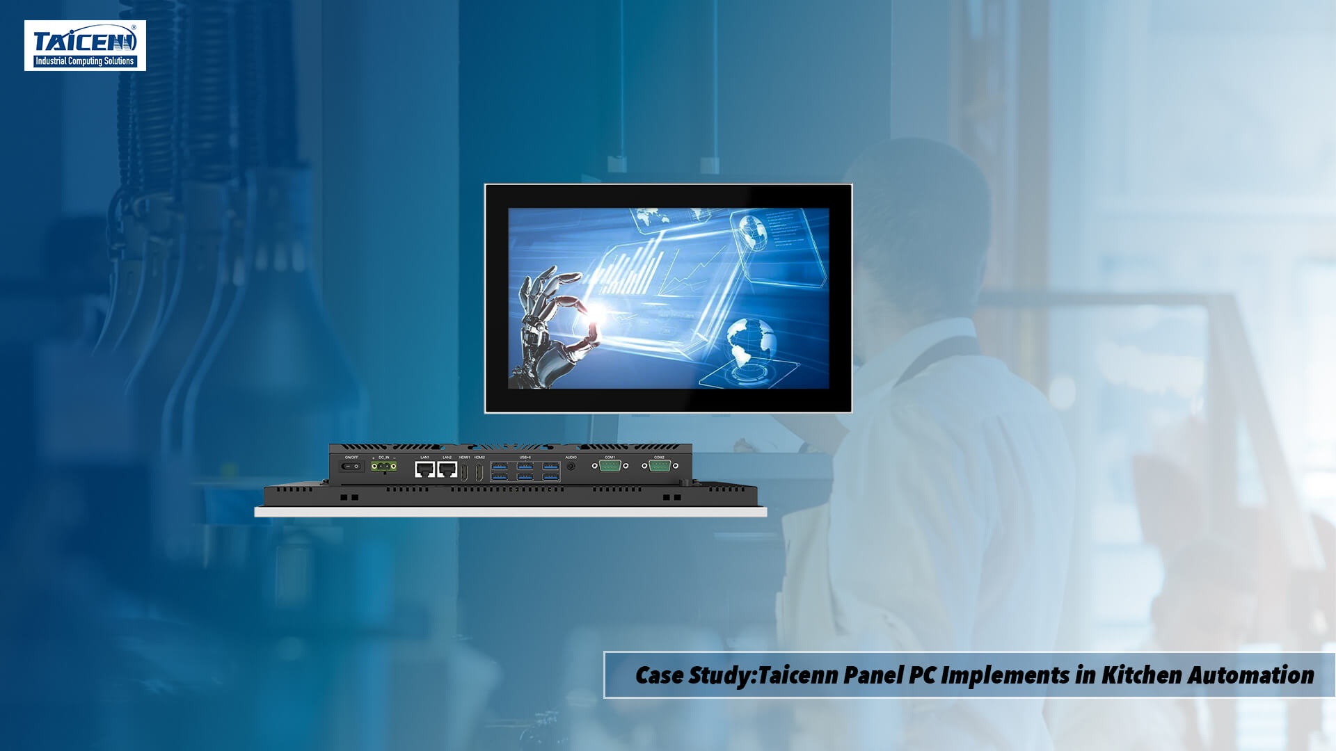 Panel PC Implements in Kitchen Automation 1
