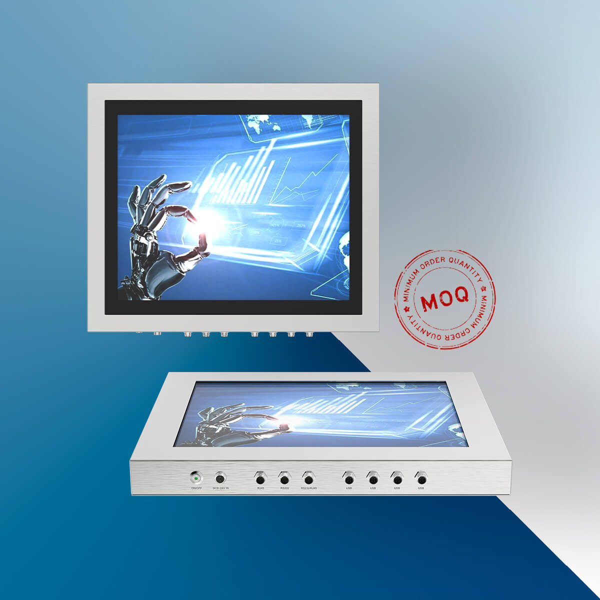 Full IP66 Stainless Steel Panel PC with Intel J1900 Full IP66 Stainless Steel Panel PC with Intel J1900