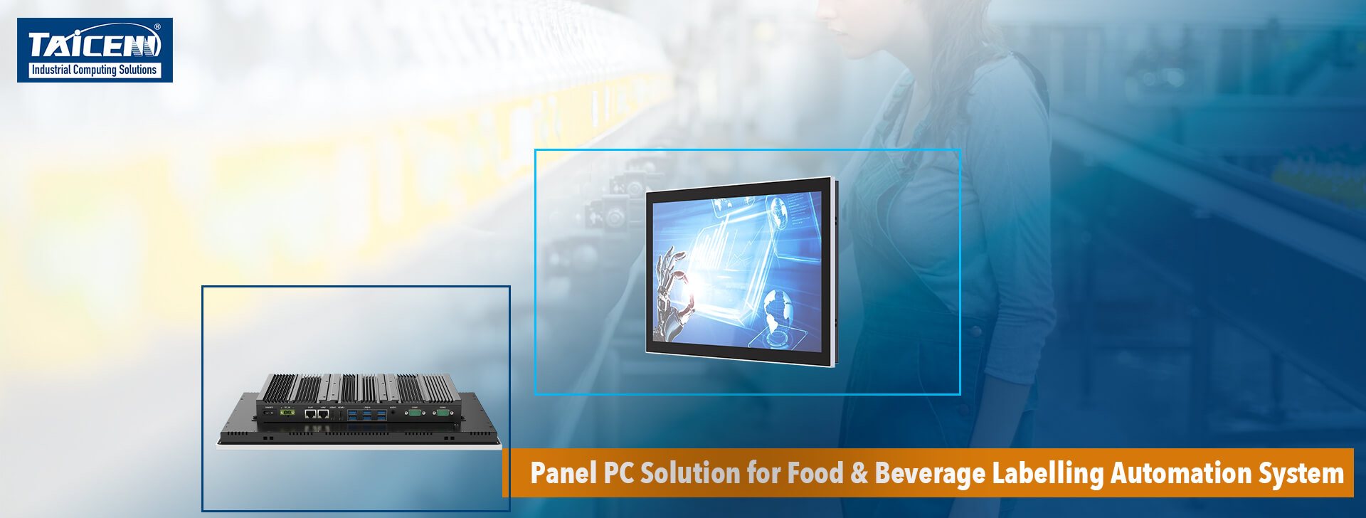 Panel PC for Food & Beverage Labelling Automation System 2